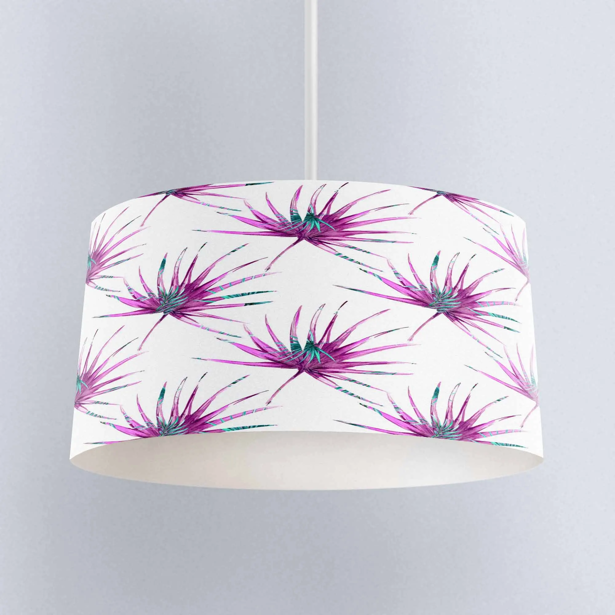 Еще фиолетового и зеленого цветов тропические цветы цифровые печатные люстра из