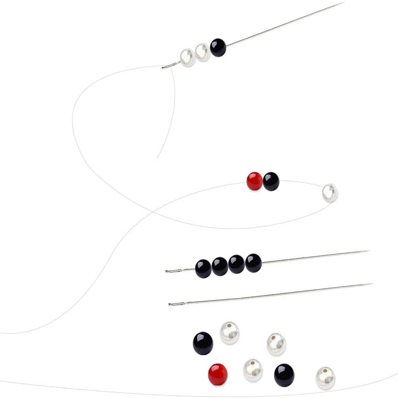 

Dailylike Roll Up Cotton Fabric Strips, Patchwork Craft Cotton Quilting Fabric With Different Patterns +Needles For Beading