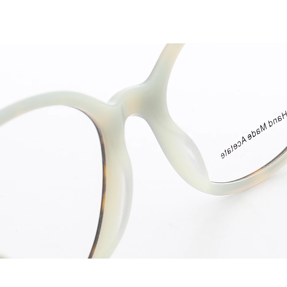 Женские круглые оправы для очков винтажные ацетатные кошачьих глаз модные ретро