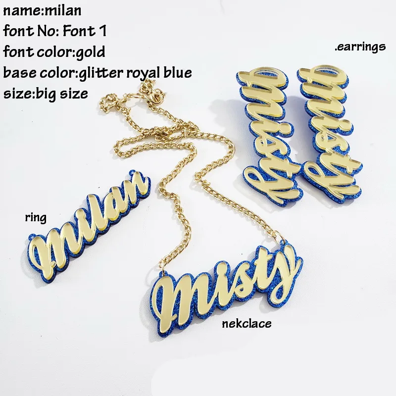 

Personalized Name Stud Earrings 2021 Fashion Jewelry for Woman
