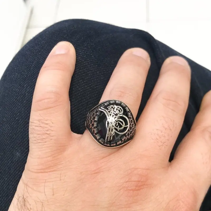 

Custom Production Tura Silver Men 'S Ring