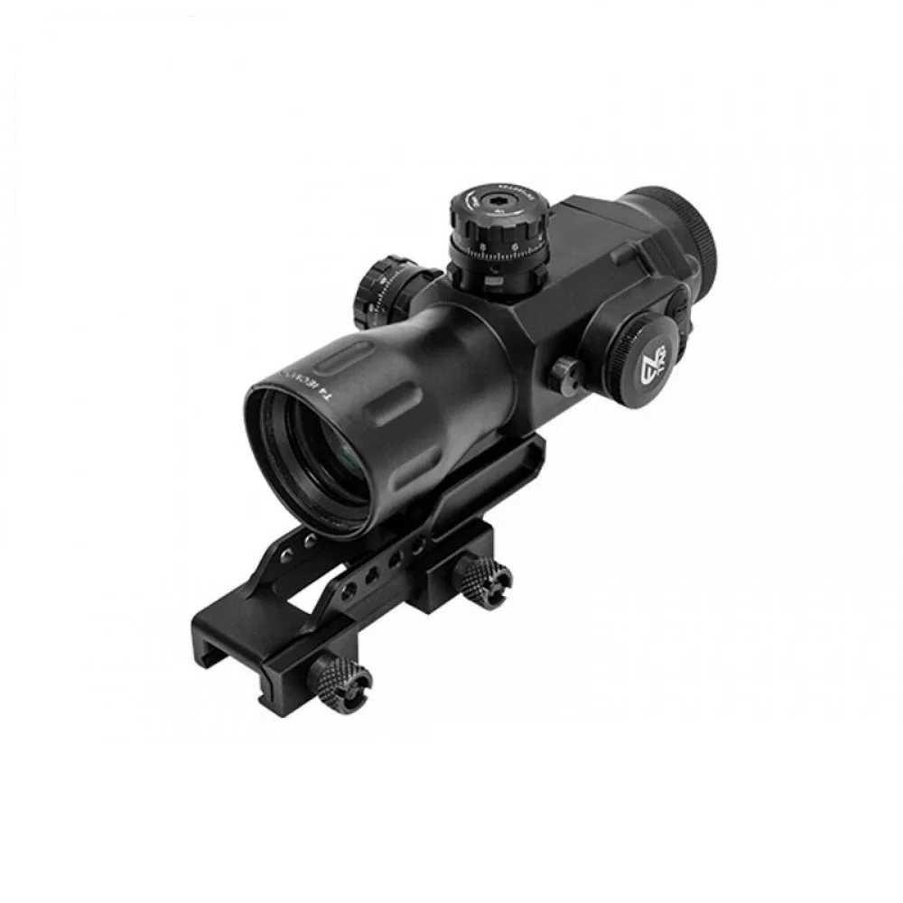 Прицел LEAPERS Prism T4 CQB 4X32 34мм грав.MilDot подсв.IE36 кронштейн на Weaver|Оптические прицелы| |