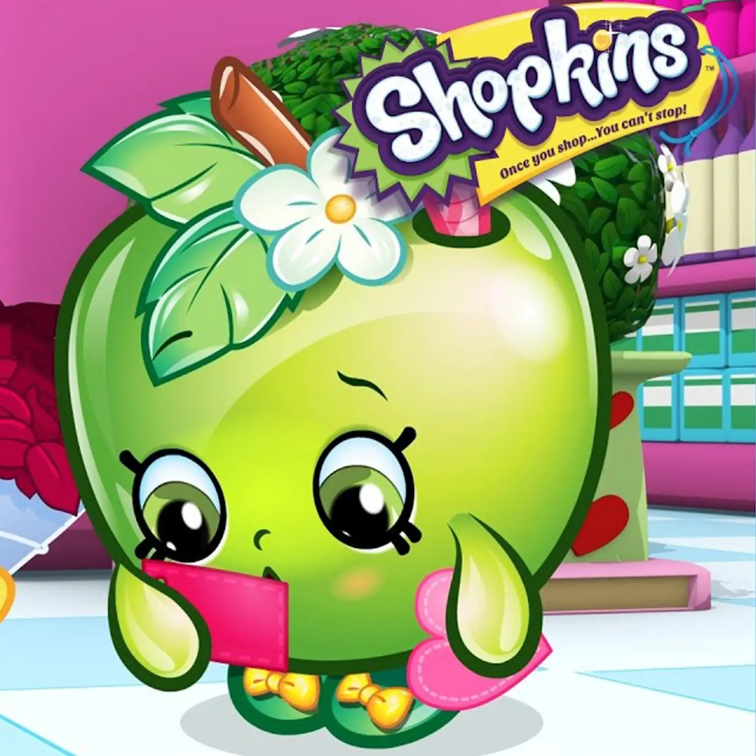 Набор Shopkins вышивание и украшение по канве Клубничка | Канцтовары для офиса дома