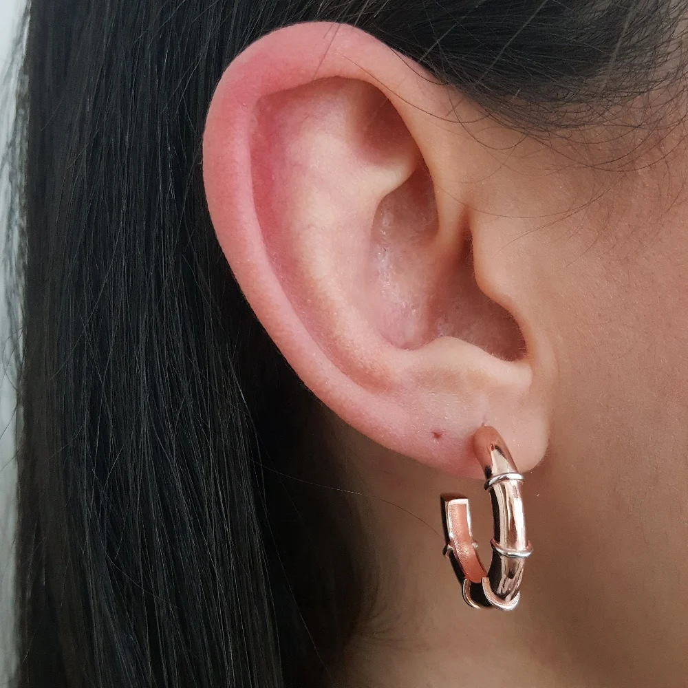 

Женские серьги-кольца из серебра 925 пробы, с жемчугом