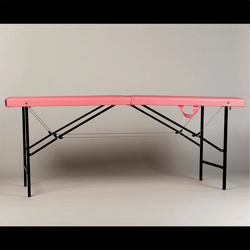Massage table with face cut color pink size 180/60/70. Couch for eyelash extension massage tattoos. Tables & Beds Salon Furniture Commercial |