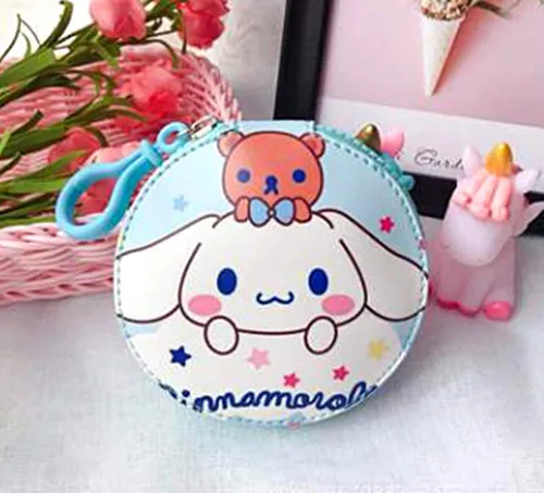 Hello kitty мультфильм pu кожа Монета Сумка Кошелек держатель для наушников ключ сумка XK-0862 - Цвет: 14