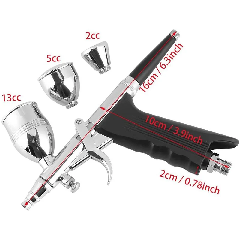 Аэрограф наборы для рисования Гравитационный пистолет-распылитель с шлангом 0 3/0