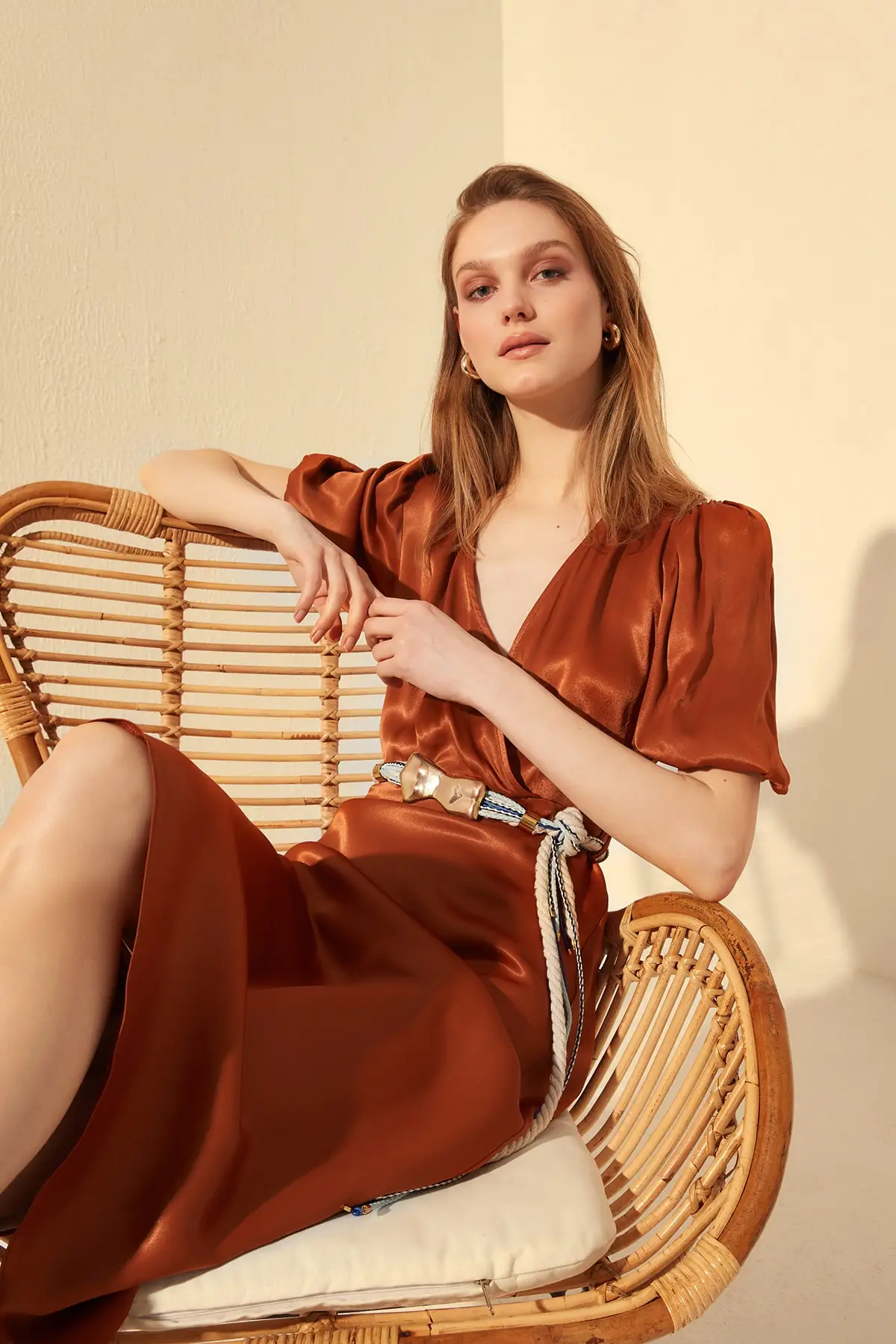 

Trendyol Belted Dress TWOSS20EL0176