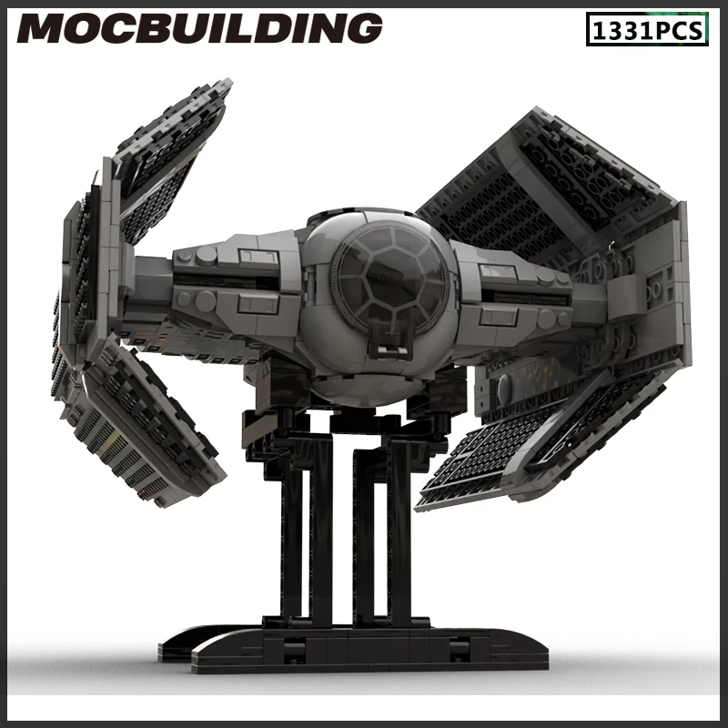 

Space War Moc Starship Building Blocks Transporter Star Movie Fighter TIE ship DIY Brick Model Kid Toys Birthday Gift Playsets