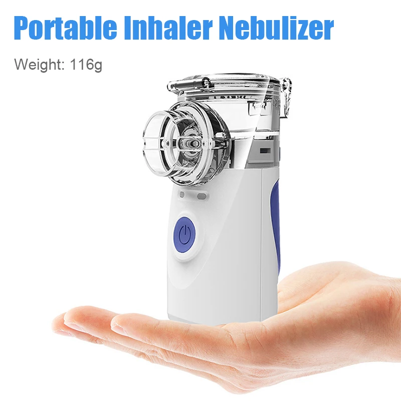 

Nebulizer Portable Adult Asthma Inhaler Atomizer Respirator for Children Handheld Ultrasonic Nebulizer Rechargeable Atomizer