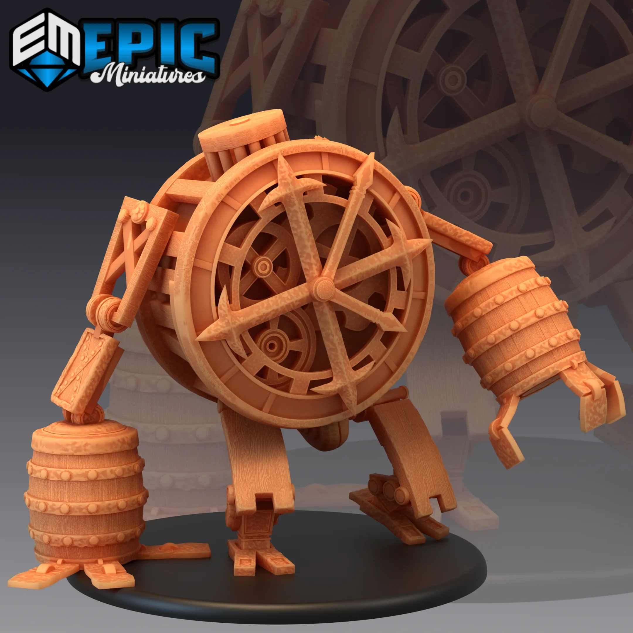 Clock Golem | Miniatures DnD Wargame 935