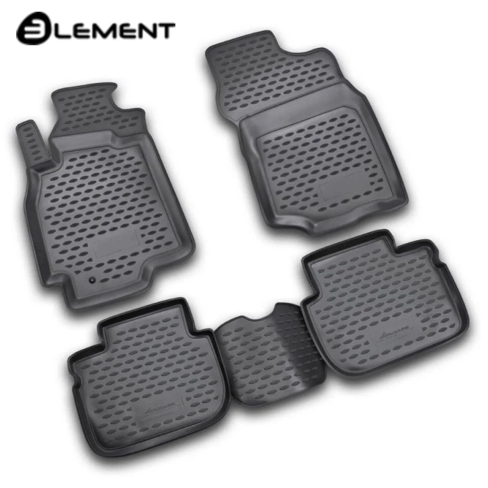 Для Mitsubishi Lancer 9 2003-2007 Коврики в салон 4 шт./компл. полиуретан черные [Element NLC3503210] |