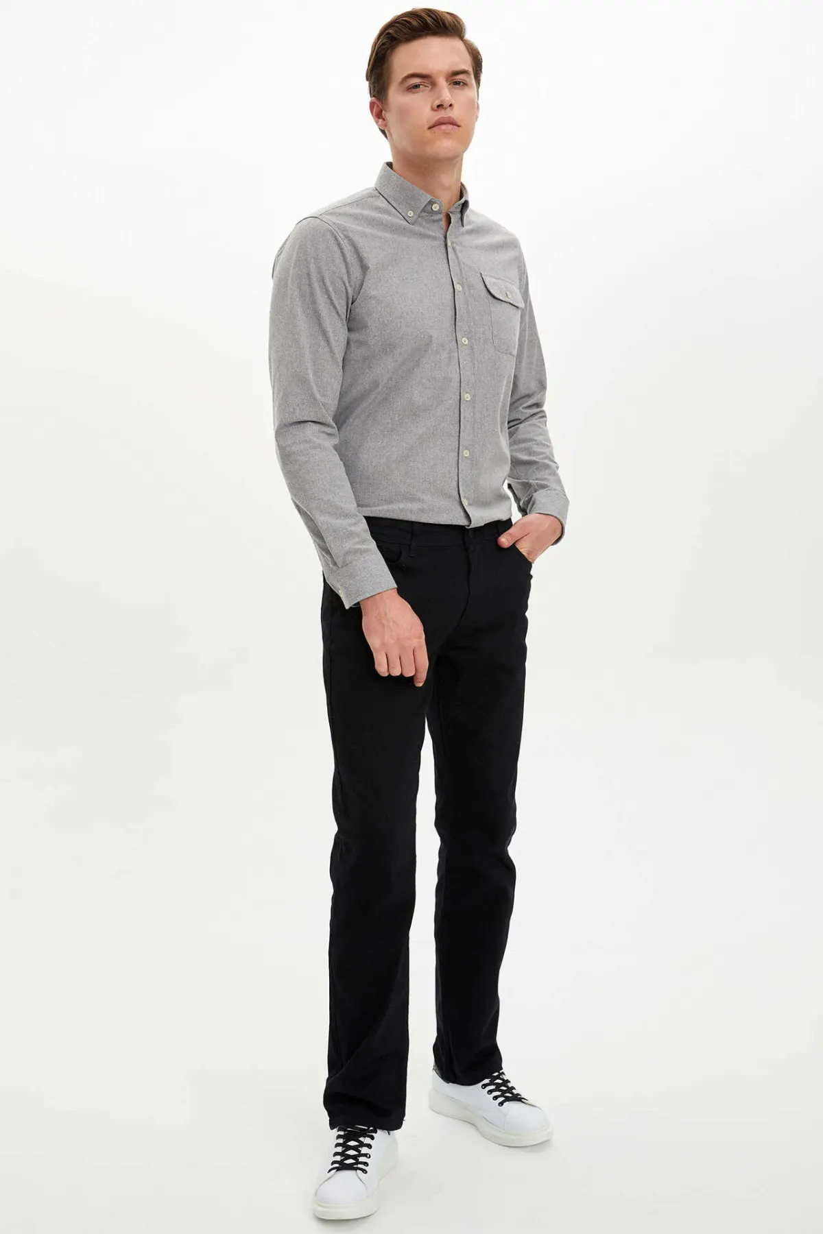 DeFacto человек Trousers M4002AZ19WN|Комбинезоны| |