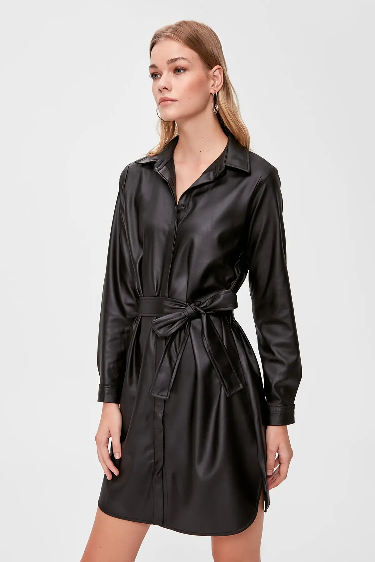 

Trendyol Leather Look Dress TWOAW20EL1822