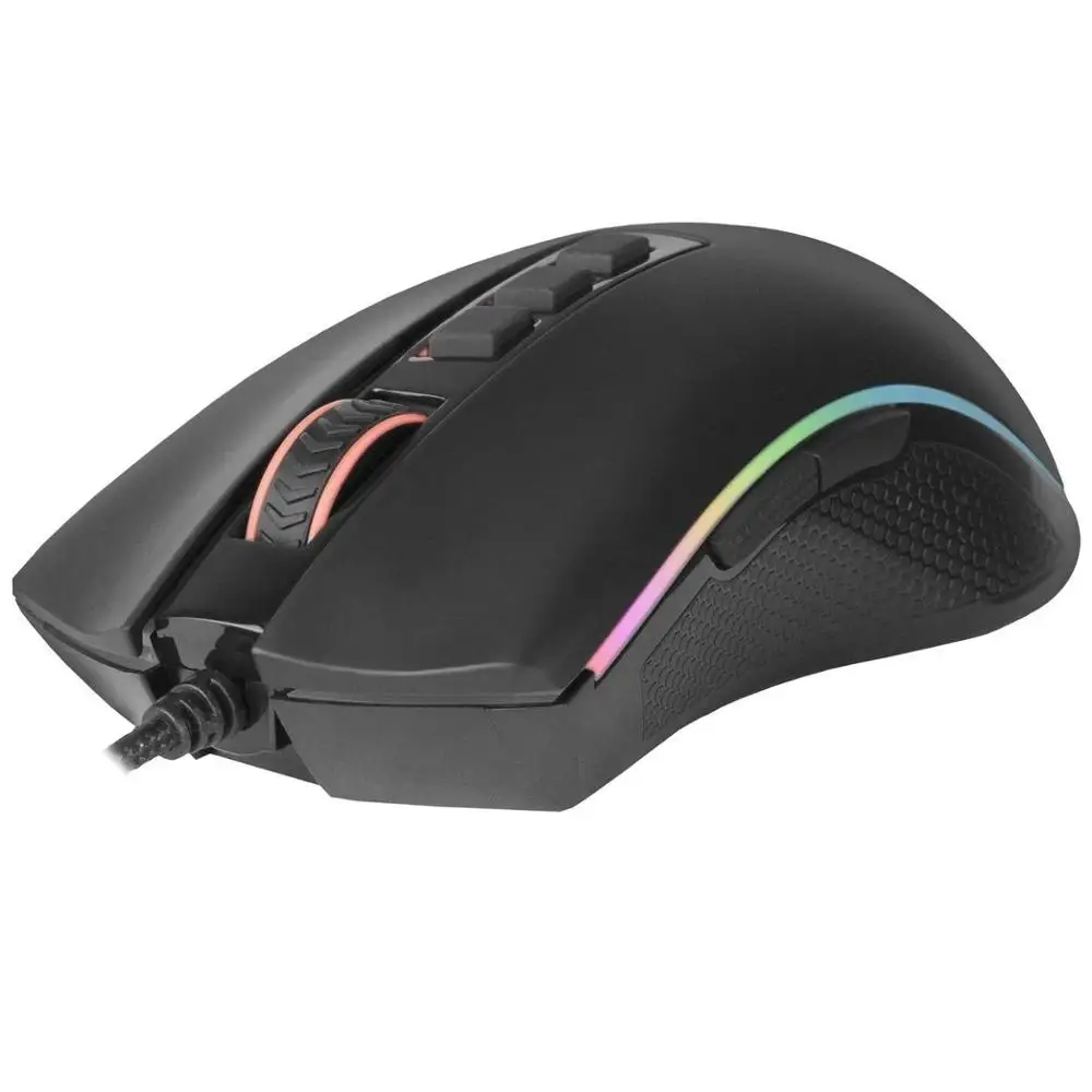 Мышь Redragon проводная игровая Cobra fps RGB 9 кнопок оптическая 24000 dpi Defender | Компьютеры и