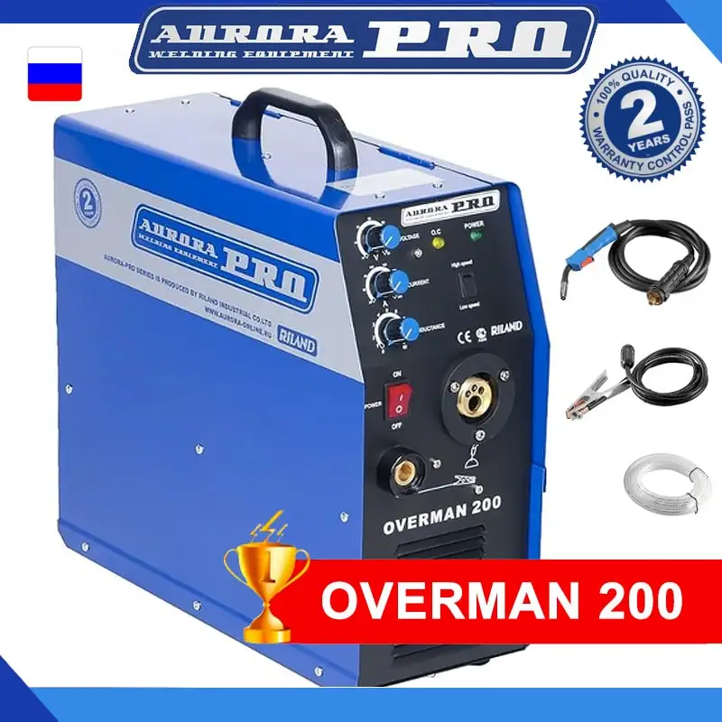 Инверторный сварочный полуавтомат AuroraPRO OVERMAN 200 (MOSFET) mig mag аппарат|Сварочные