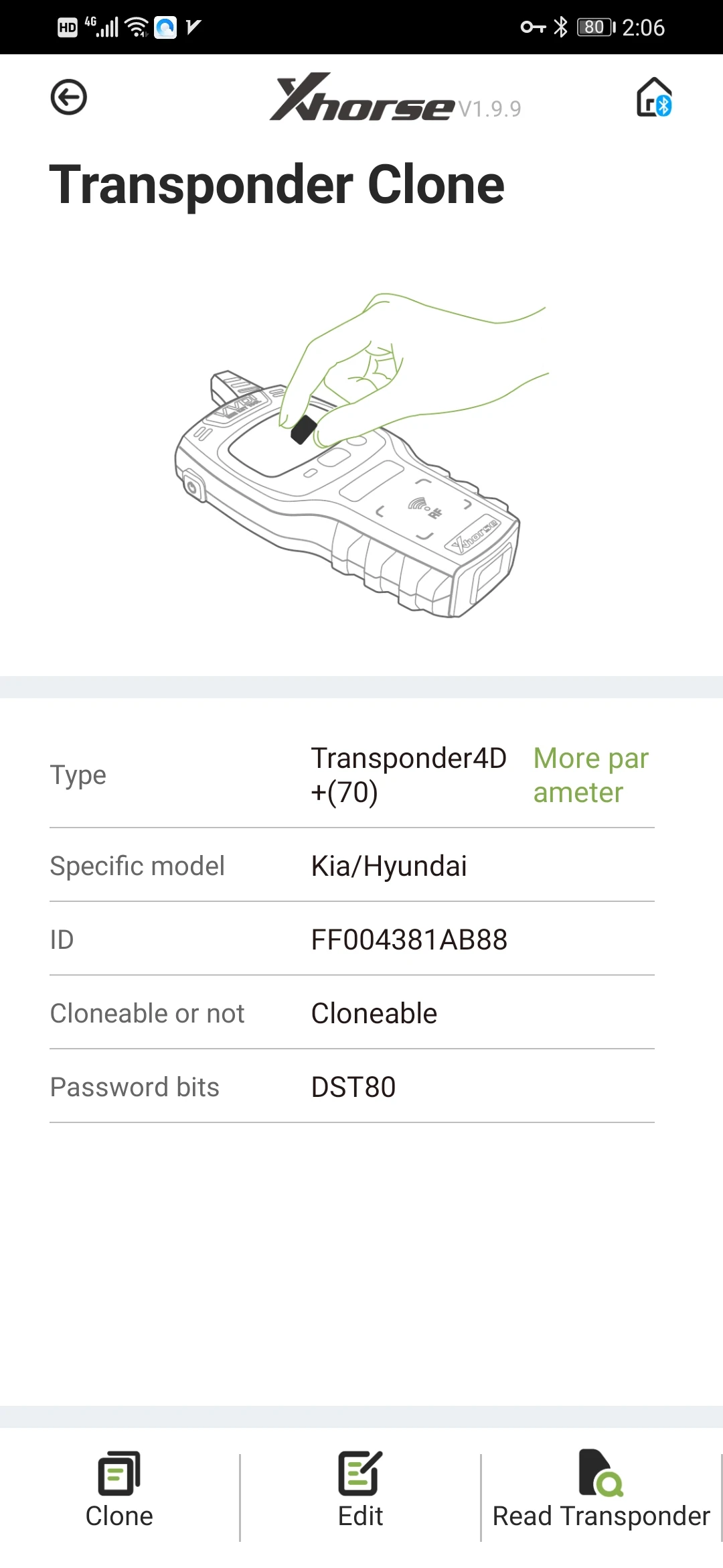 high quality auto inspection equipment Original 4D70 DST80 Chip Compatible To Ssangyong big car inspection equipment