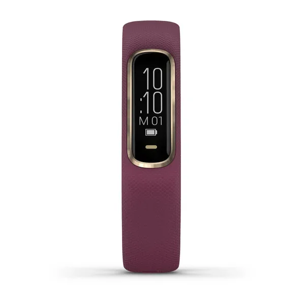 Фитнес-браслет Garmin Vivosmart 4 бордовые с золотом | Электроника