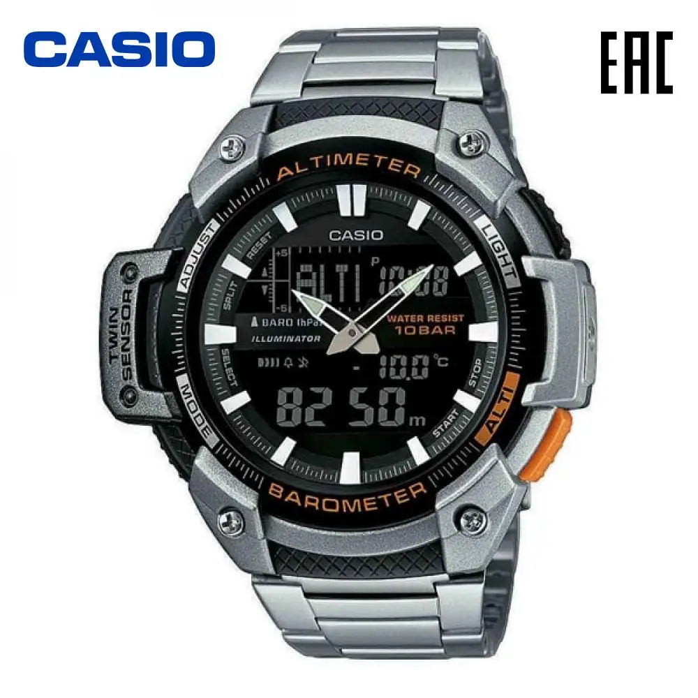 Наручные кварцевые мужские часы Casio SGW-450HD-1B |