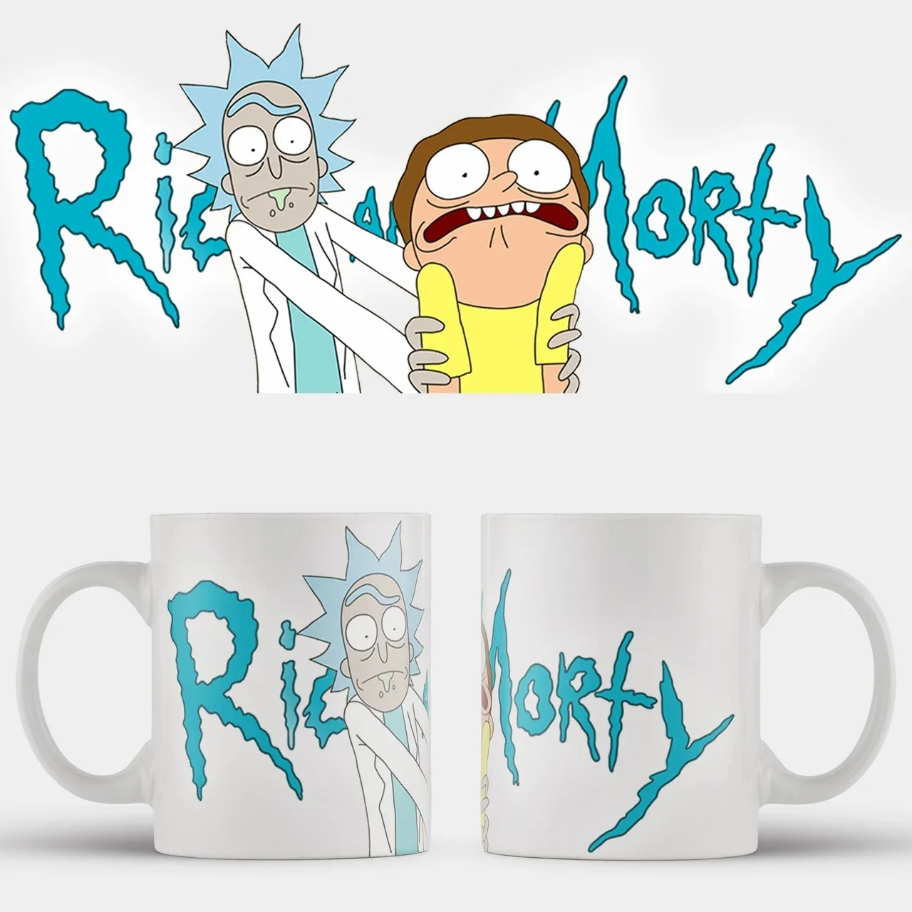 Сувенирная Керамическая кружка Рик и Морти Прикольная чашка в подарок Надпись на
