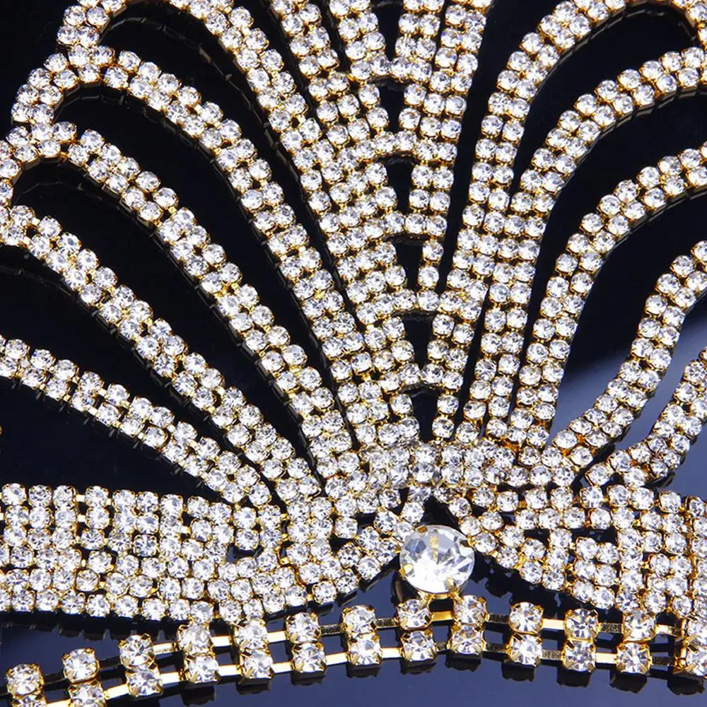 

Stonefans Handmade Sexy Jewelry Crystal Lingerie Chain Set for Women Bling Rhinestone Body Chain Beach Bikini Underwear Jewelry