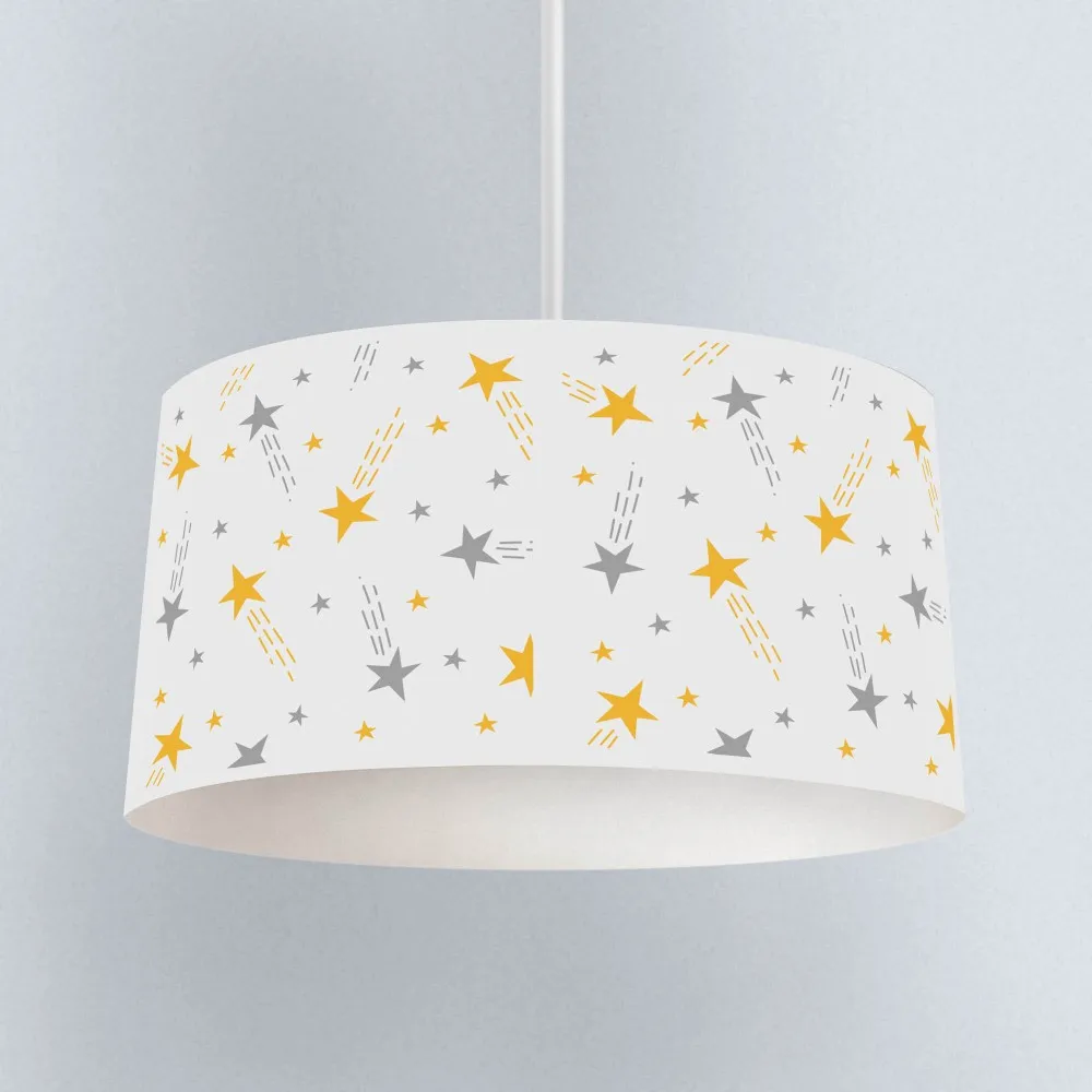

Flying Star Boy Printing Patterned Kids Baby Room Bedroom Light Pendant Lamp Chandelier
