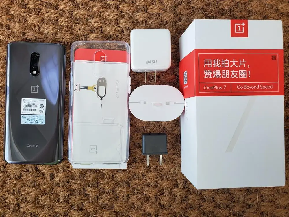 Мобильный телефон OnePlus 7 с глобальной прошивкой 6,41 дюймов 8 ГБ+ 256 ГБ Восьмиядерный процессор Snapdragon 855 Android 9,0 3700 МП мАч NFC Смартфон