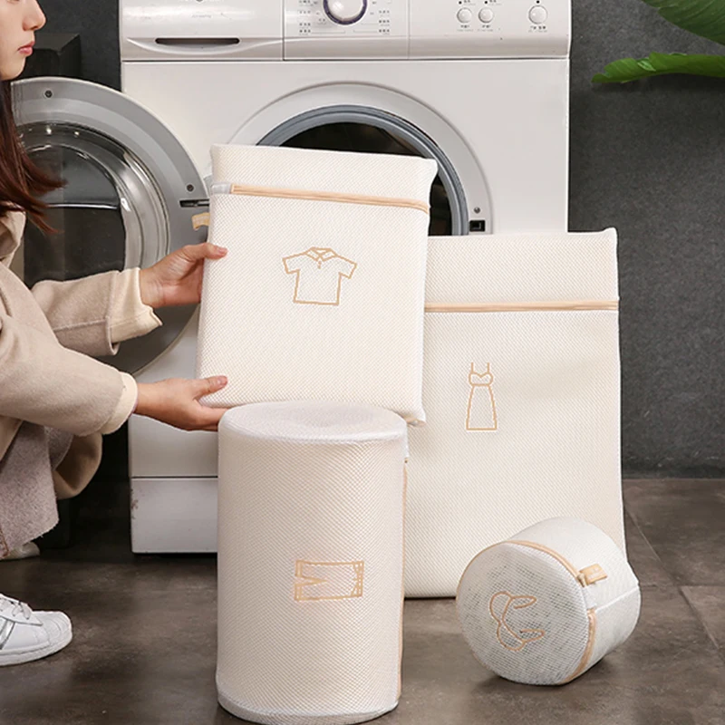

Tekbiu Anti-deformation net bag for laundry washing machine, household underwear care and washing bag