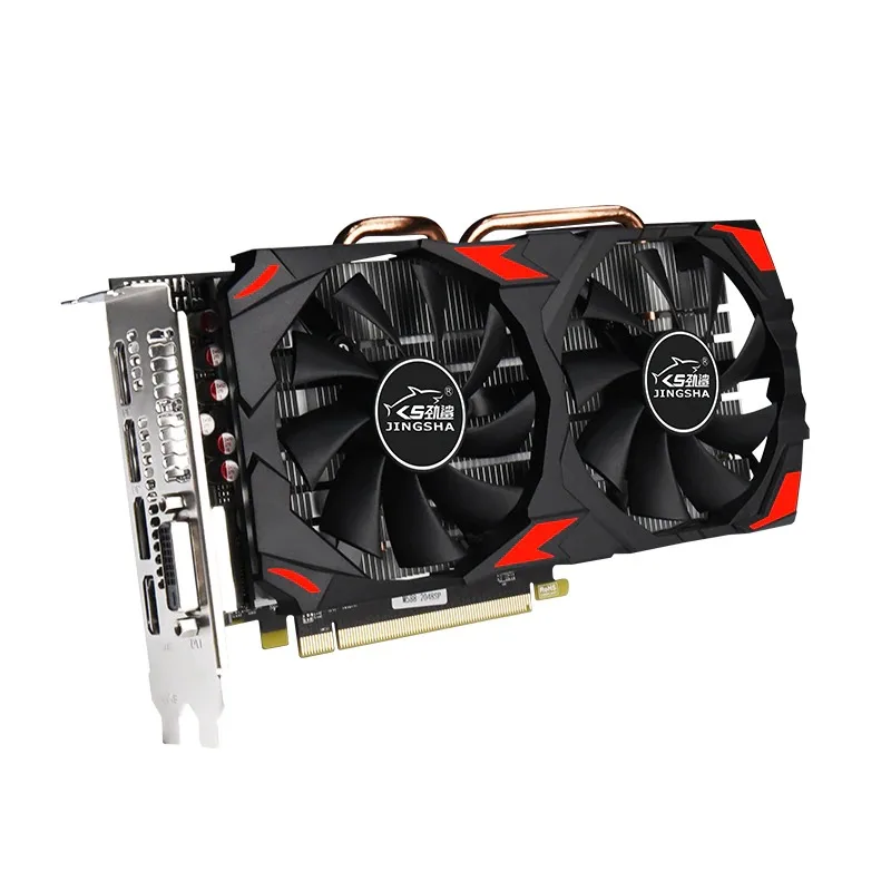 JINGSHA новая видеокарта RX 580 8 Гб GPU 128Bit GDDR5 графические карты для майнинга NVIDIA VGA Geforce
