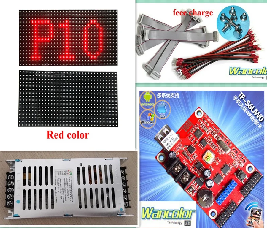 Бесплатная доставка Наборы сделай сам со светодиодным текстом и дисплеем 20 шт.
