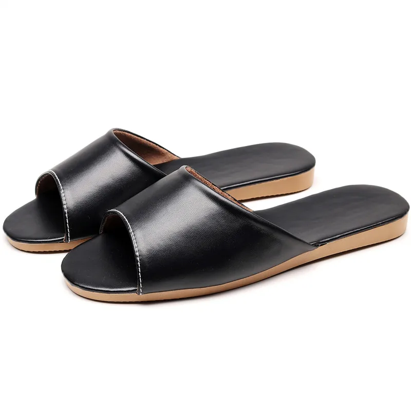 

2021 New Big Size Unisex Hot Summer Sandals Men Lightweight Beach Shoes Solid Color Outdoor Flat Slippers 010