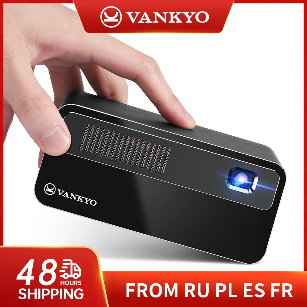 

Умный Wi-Fi мини-проектор VANKYO GO300 с Bluetooth, DLP, Android 7,1, с поддержкой кинотеатра 1080P, наружный видеопроектор