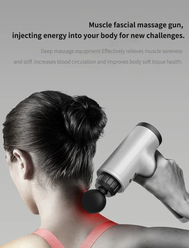 Перкуссионный пистолет для массажа тела чистый волнистый массажный глубоких