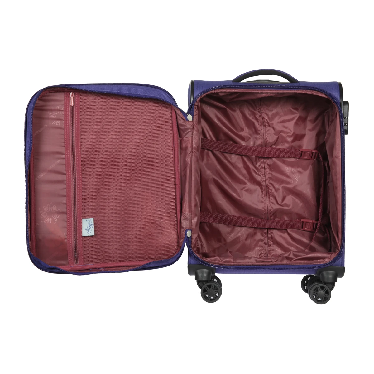 Suitcase retail gm17026w18 5 fabric case with expander ultra light double silent wheels code lock durable |