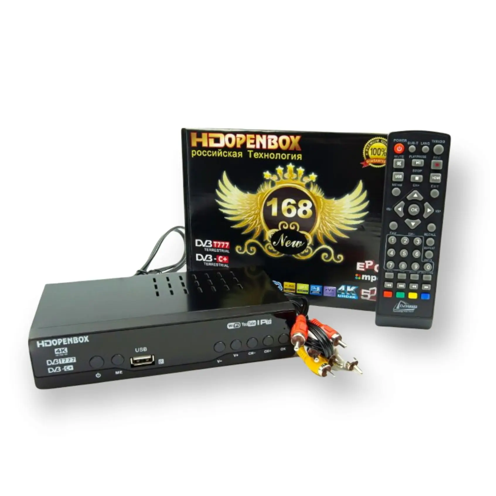 DVB-T2 ТВ приставка HDOPENBOX 168 T777/C+ |