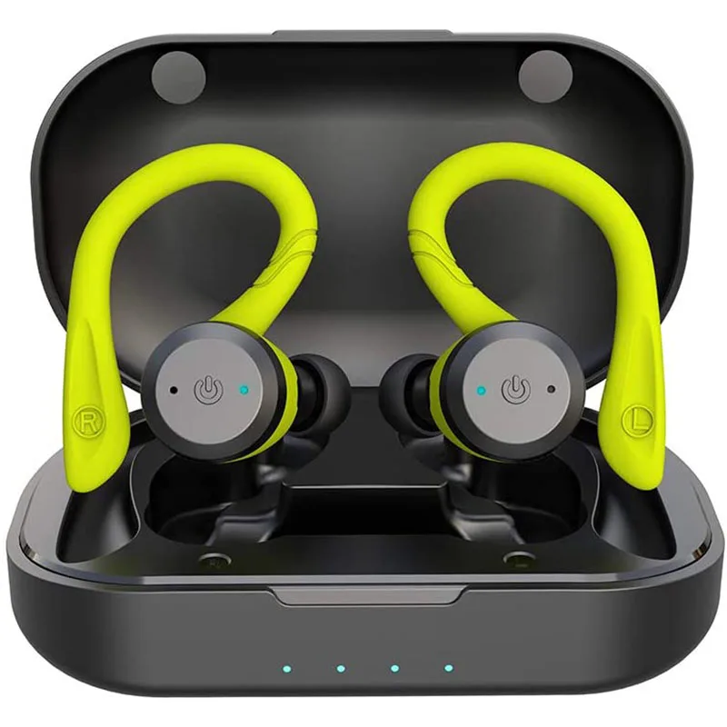 Размер Беспроводной наушники Bluetooth 5 0 IPX7 Водонепроницаемый вкладыши гарнитуры с