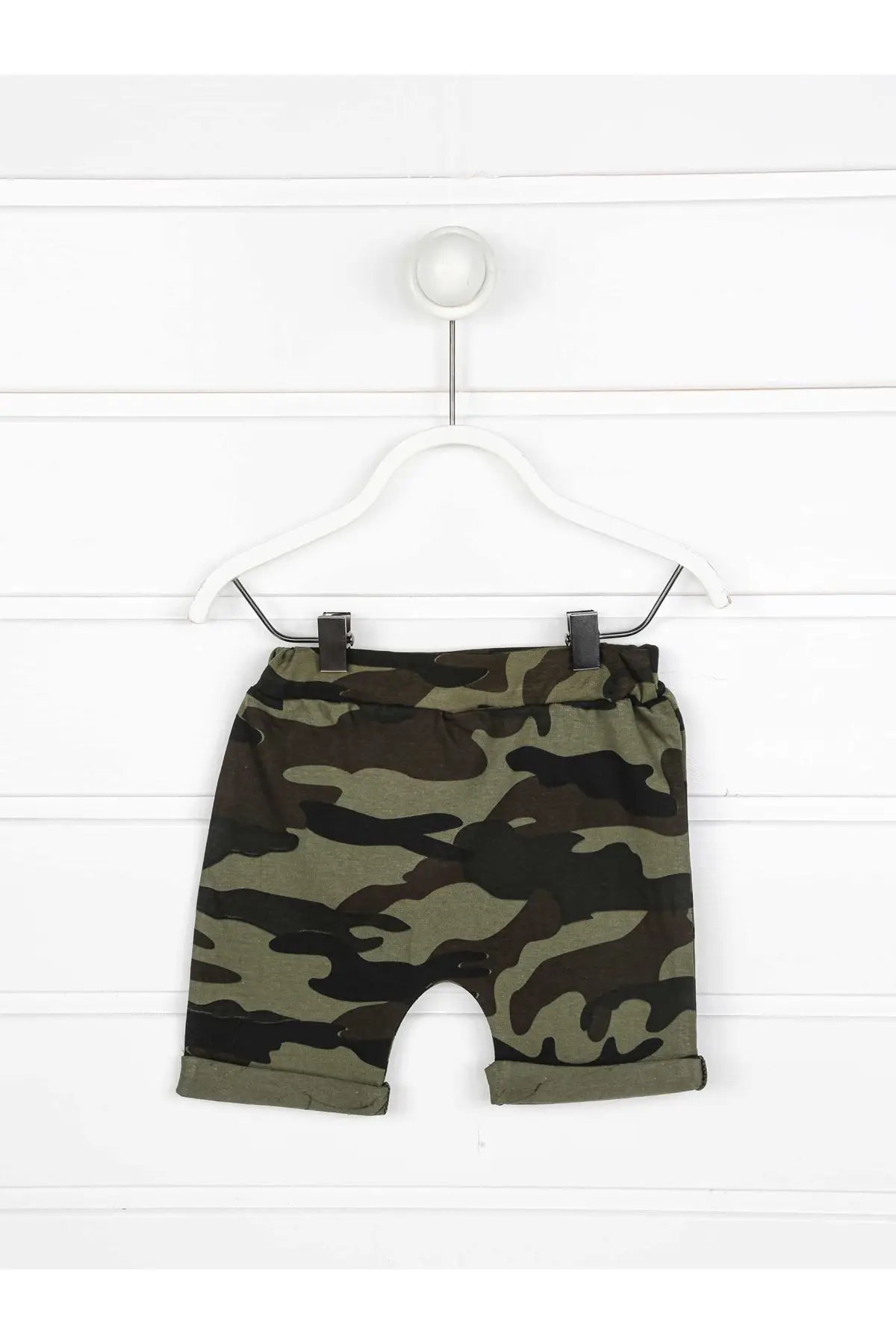 Серый Камуфляжный костюм с шортами для мальчиков |