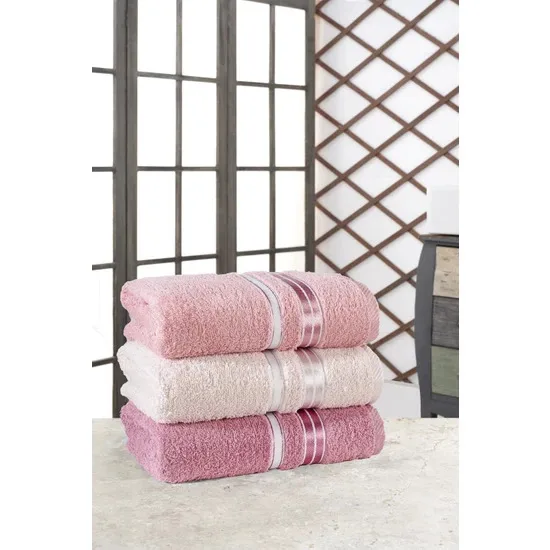 

SERESSTORE ZENEV Shiny Set of 3 Face Towels 50x85 cm