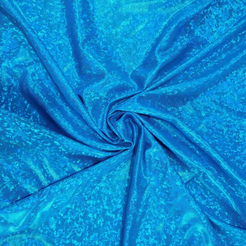 Blue Новая biflex ткань, 200 gsm блестящая ткань для купальников, 4 способа растягивания, biflex, лайкра ткань, спандекс, MK - Цвет: Blue