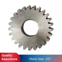 pinion 25t steel gear for craftex cx704 grizzly g8688 compact 9 jet bd 6 bd x7 bd 7 lathe parts change gear from the spindle