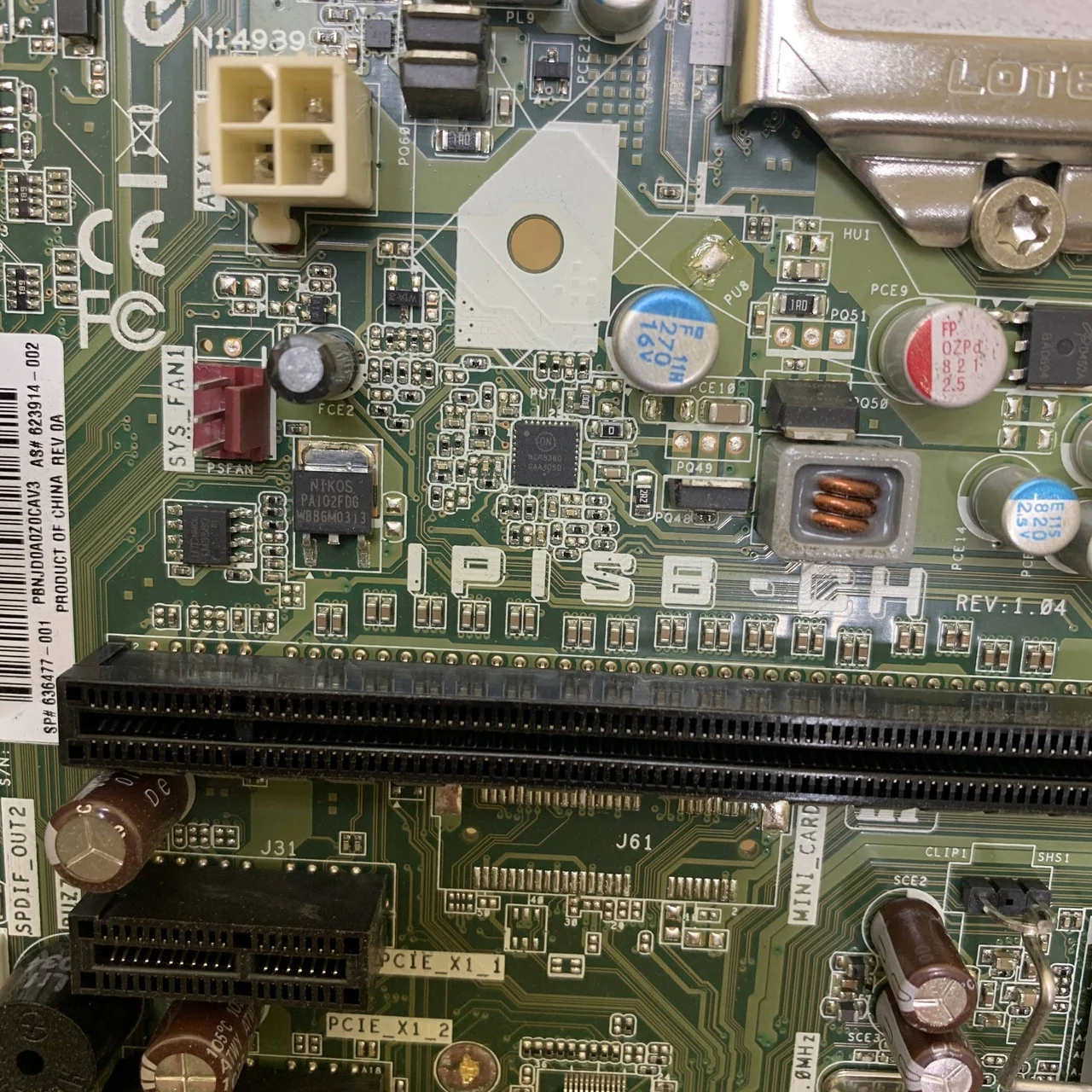Материнская плата HP IPISB-CH LGA 1155 DDR 3 | Компьютеры и офис