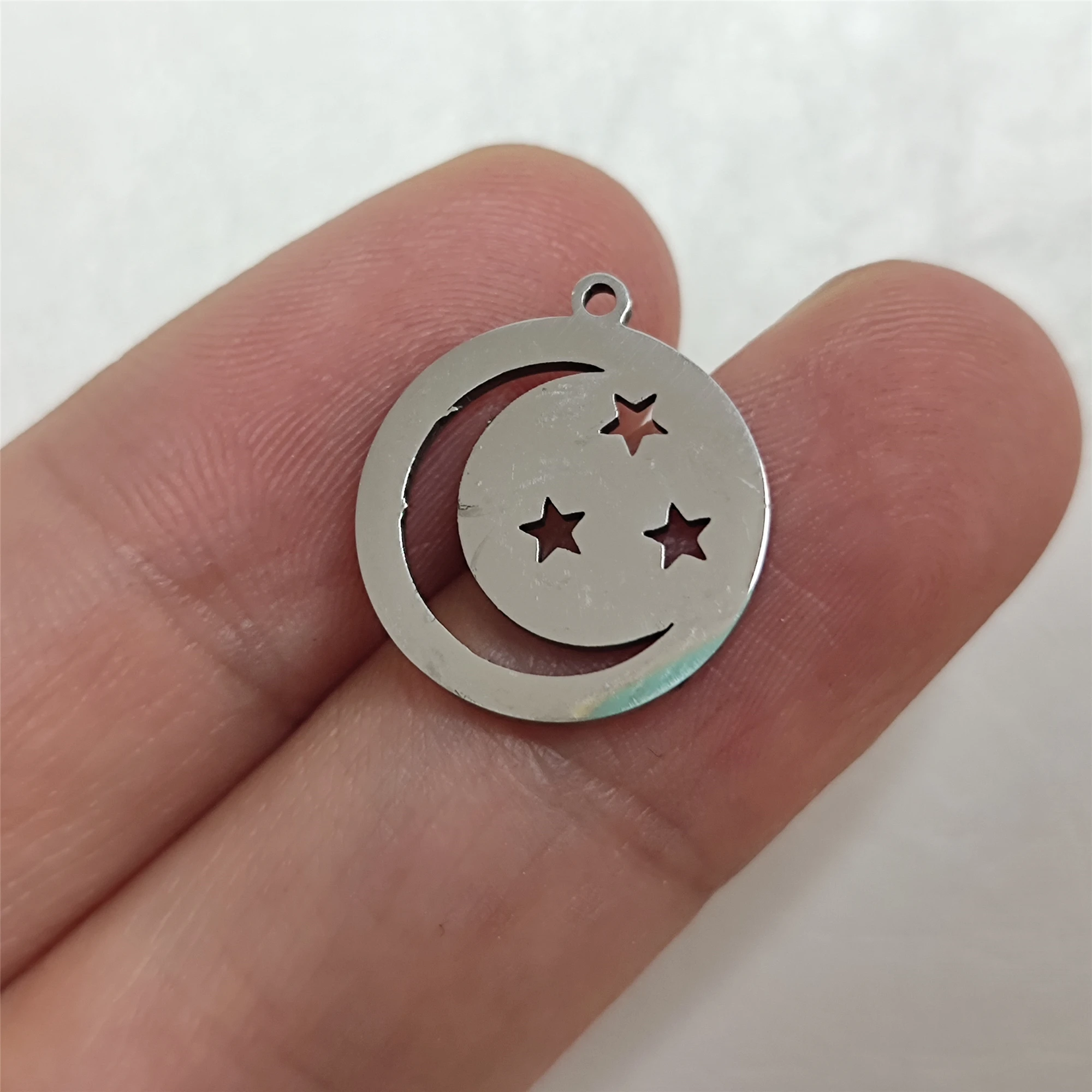 Полумесяц из нержавеющей стали оптовая продажа мусульманский кулон в