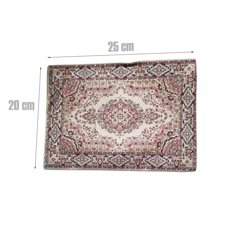 Turkish Traditional Carpet Design Bohemian Handy Storage MakeUp Zippered Envelop Bags Oriental Christmas Gifts New Year 20x25 CM