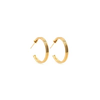 gold filled hypoallergenic c shaped geometric earrings earrings all match earrings simple temperament fashion all match earrings