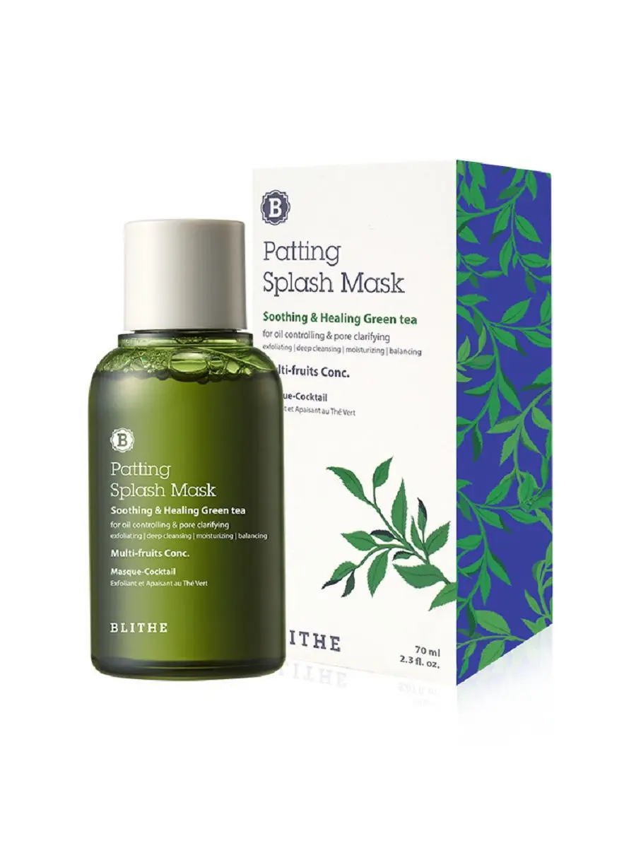 Blithe Soothing&ampHealing Green Tea Splash Mask Сплэш-маска для восстановления |