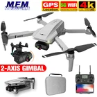 Радиоуправляемый Дрон KF102 камера Дрон HD 4K GPS фотокамера WiFi FPV 1200 м складной Квадрокоптер Профессиональный PK SG906 Pro