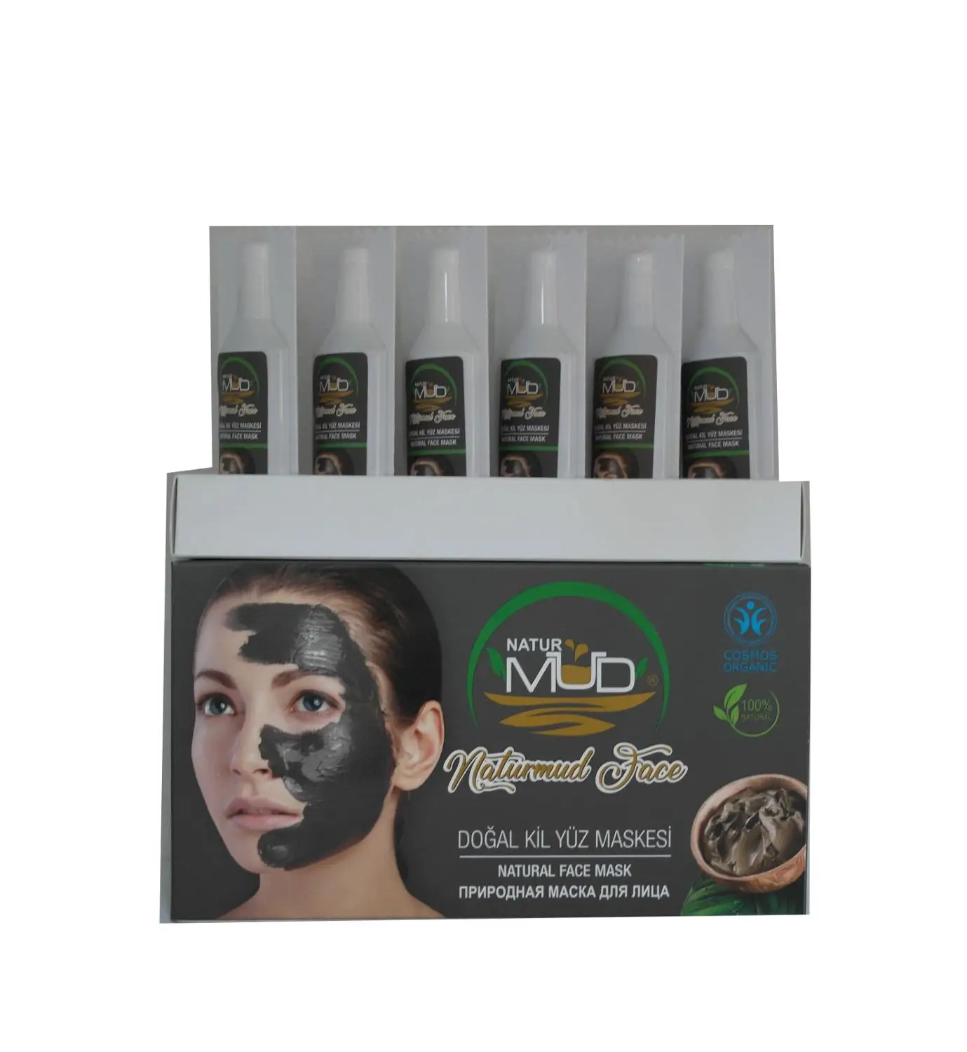 Naturmud Грязь Мертвого моря мускус велнесс продукт Naturmud Тип очистки лица 6 шт. 5 унций набор из 6