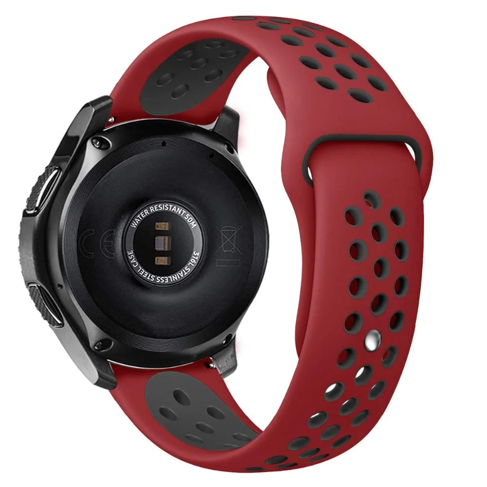 Galaxy watch 46 мм для samsung gear S3 Frontier active 2 Galaxy watch 42 мм amazfit bip grt huawei watch GT ремешок 22 мм ремешок для часов
