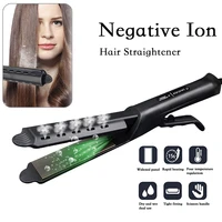 hair straightener ceramic tourmaline ionic flat iron hair straightening flat iron for women widen panel hair styling tool
