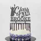 Персонализированный Топпер для выпускного торта, название на заказ, класс 2021, поздравления, выпускной, для девочек, украшение для вечевечерние на выпускной